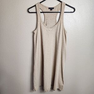 J. Crew Womens |XS| Beige Swingy Mini Racerback Tank Dress